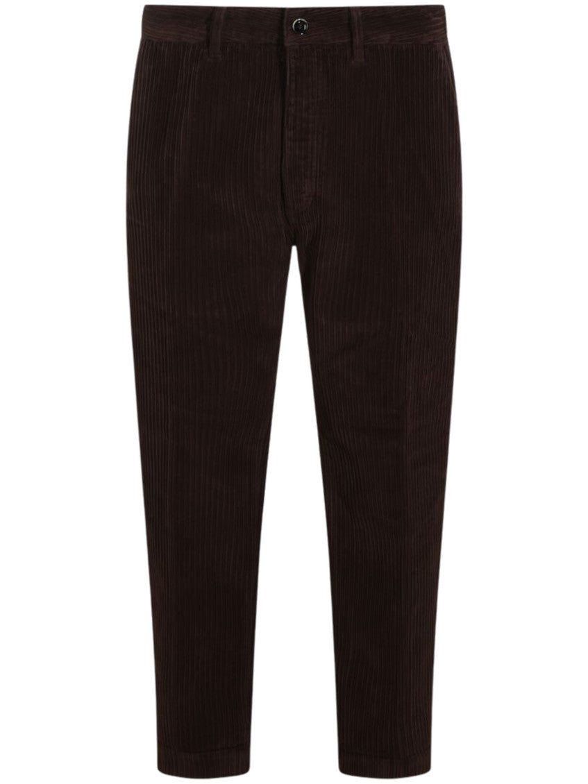 Dark Brown Corduroy Trousers 1