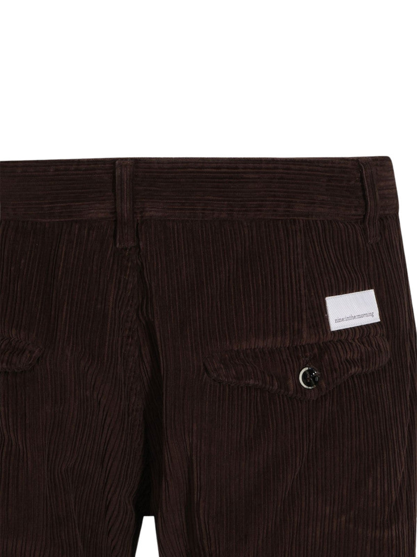 Dark Brown Corduroy Trousers 4