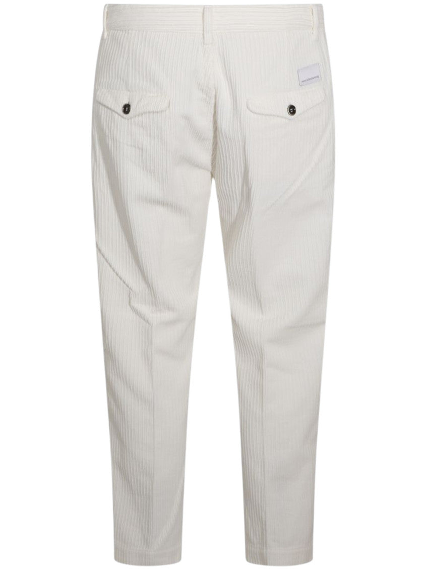 Light Beige Corduroy Trousers 2