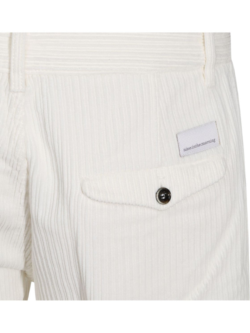 Light Beige Corduroy Trousers 4
