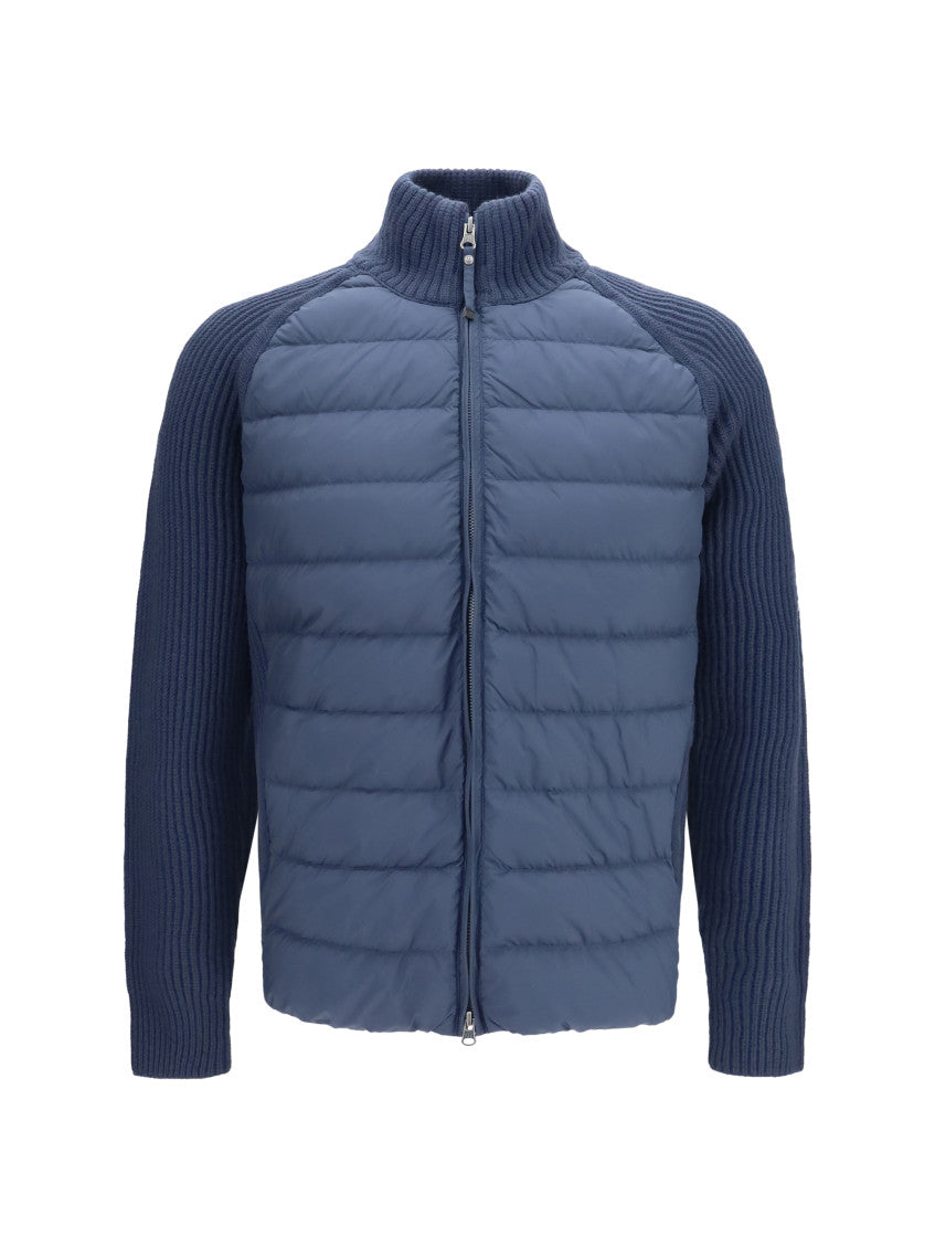 Navy Blue Zip Up Cardigan 1