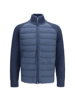 Navy Blue Zip Up Cardigan 1