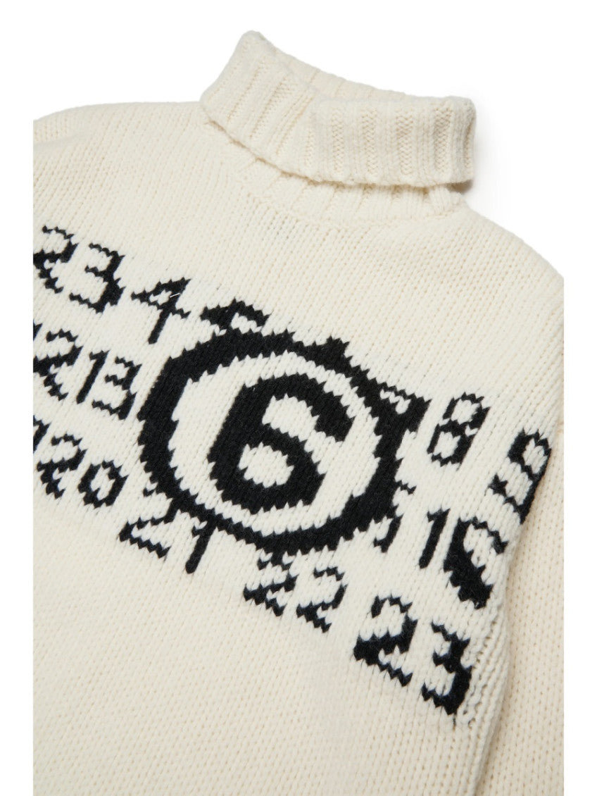 Girls White Graphic Dress 3