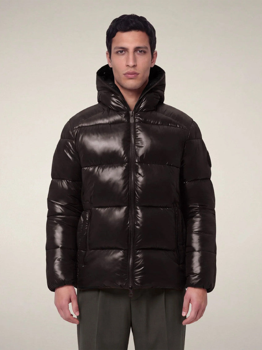 Dark Brown Quilted Jacket 2