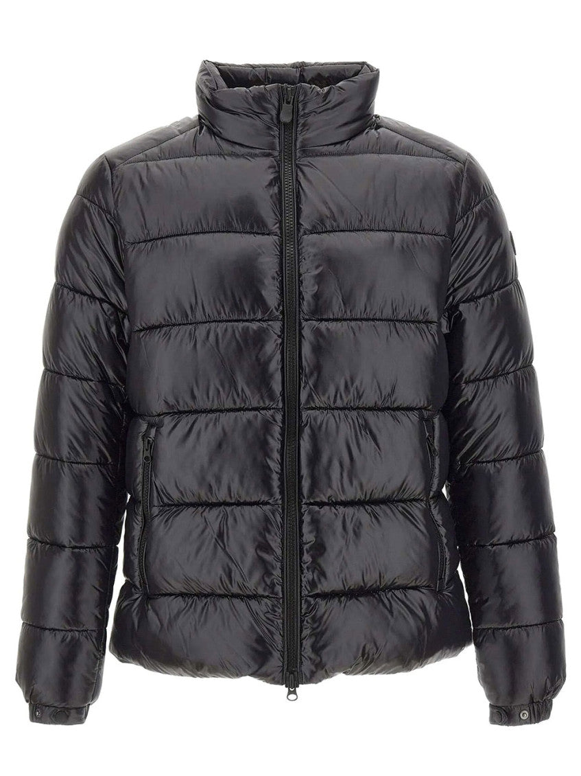 Black Mock Collar Jacket 1