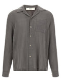Grey Relaxed Textured Shirt 1