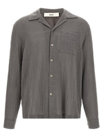 Grey Relaxed Textured Shirt 1