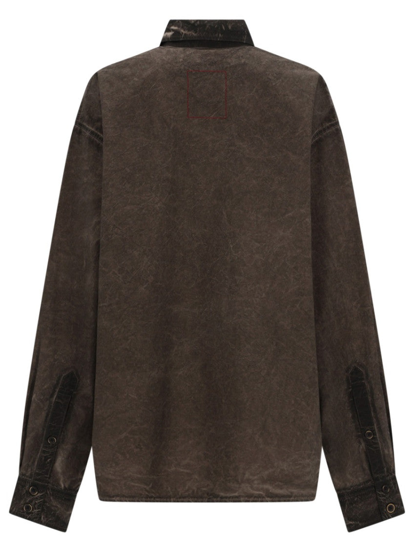 Brown Oversized Shirt 2