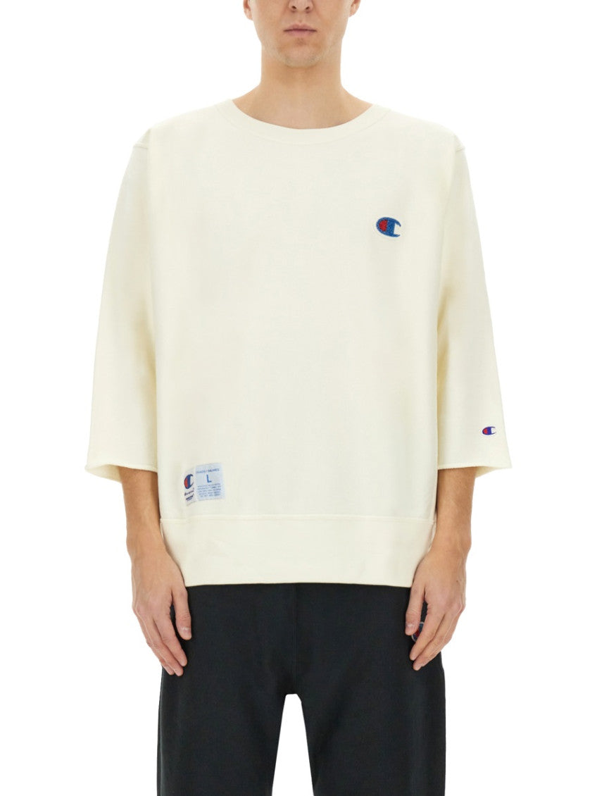 Off White Crew Neck T-Shirt 1