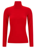Red Knitted Turtle Neck Sweater 1