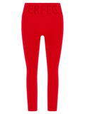Red High Waist leggings 1