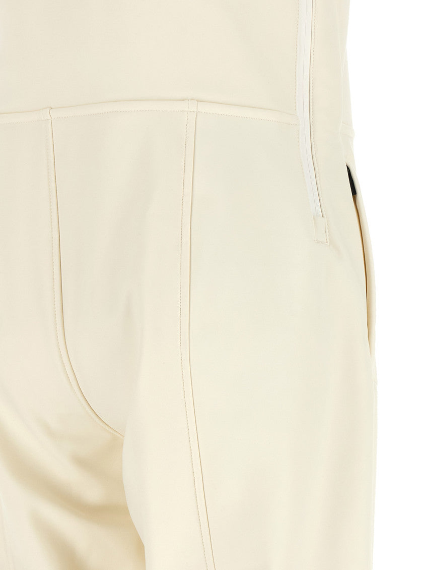 White Scoop Neck Jumpsuit 4