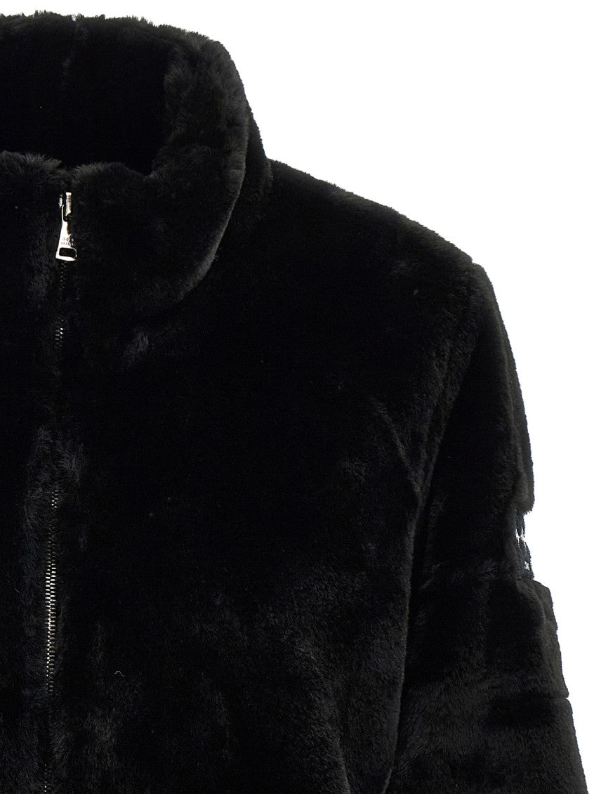 Black Mock Collar Jacket 3