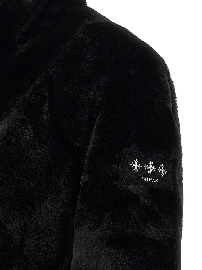 Black Mock Collar Jacket 4