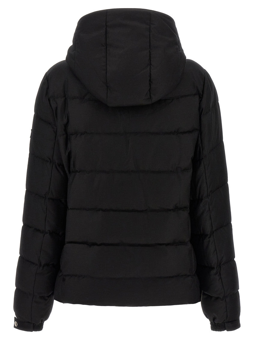 Black Quilted Down Jacket 3