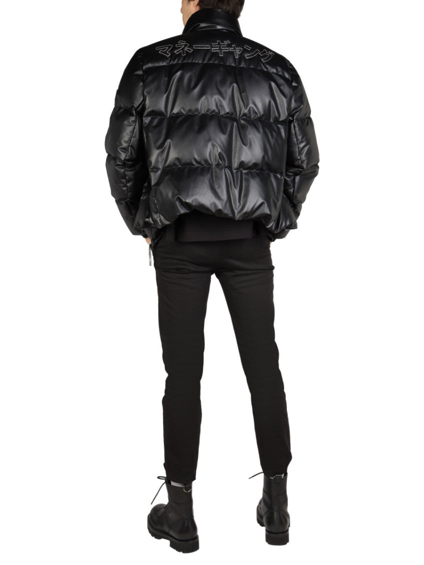 Black Mock Collar Jacket 2