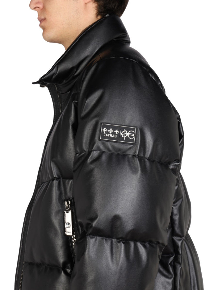Black Mock Collar Jacket 3