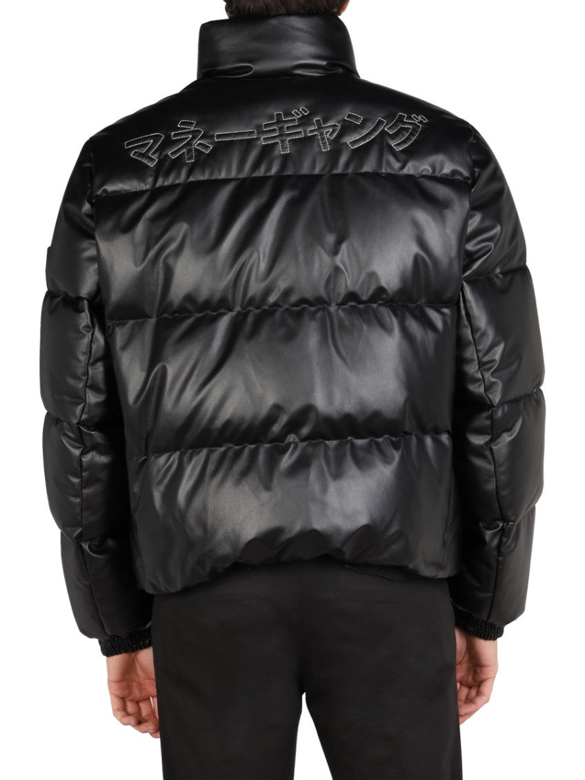 Black Mock Collar Jacket 4