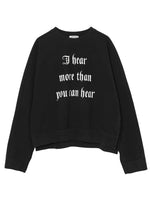 Black Crew Neck Sweatshirt 1
