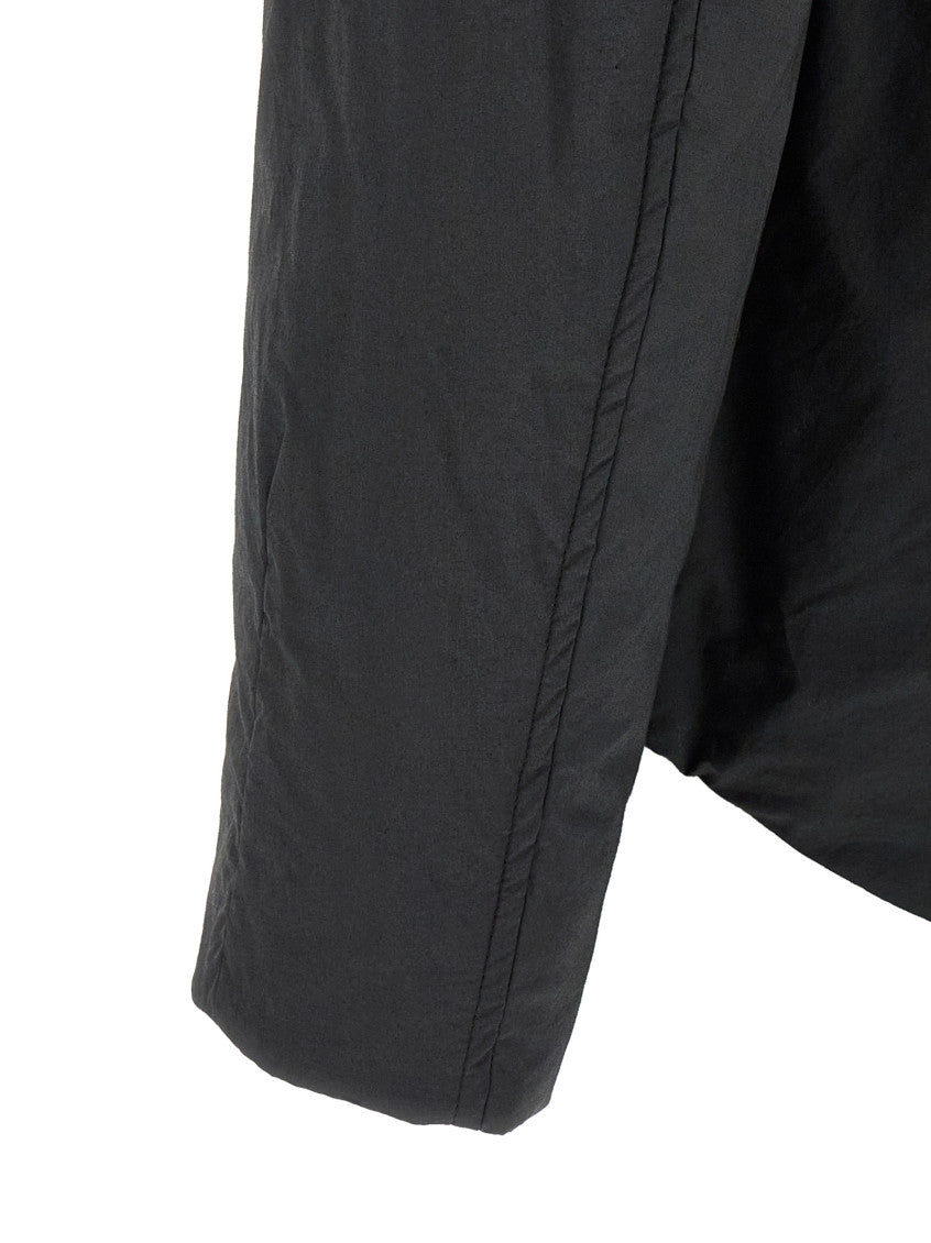 Black Solid Hood Jacket 4