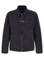Dark Navy Shirt Collar Jacket 1