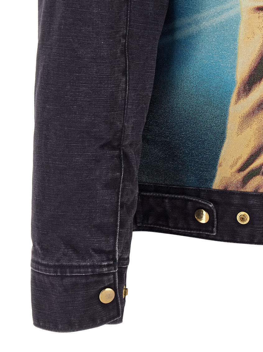 Dark Navy Shirt Collar Jacket 4