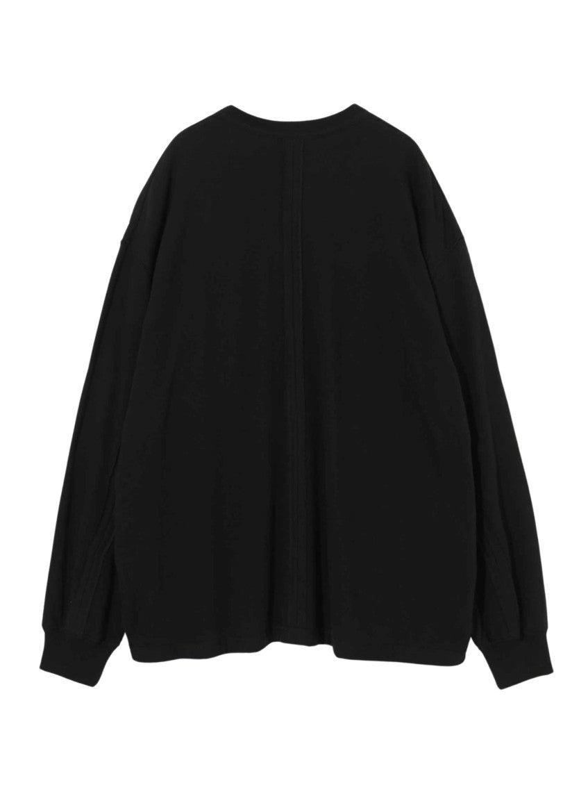 Black Crew Neck Sweatshirt 2
