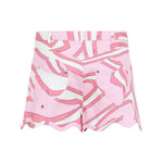Pink Abstract Shorts 1