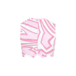 Pink Abstract Round Neck Top 1