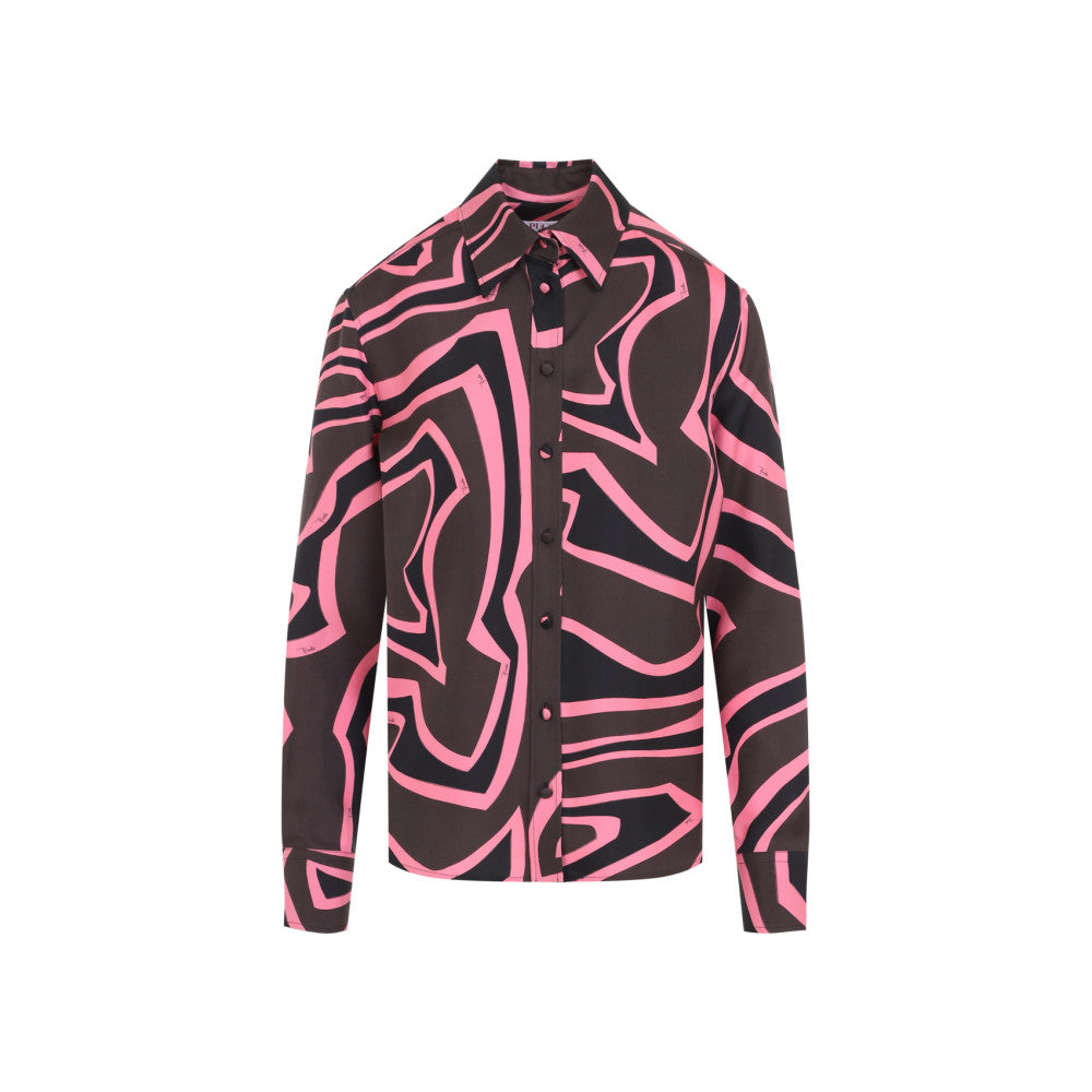 Multicolor Regular Abstract Shirt 1