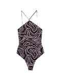 Multicolor  Abstract Swimwear 1