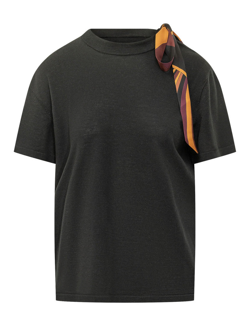 Black Crew Neck T-Shirt 1