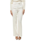 White Tailored Pleated Pants 1