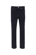 Dark Blue Straight Jeans 1