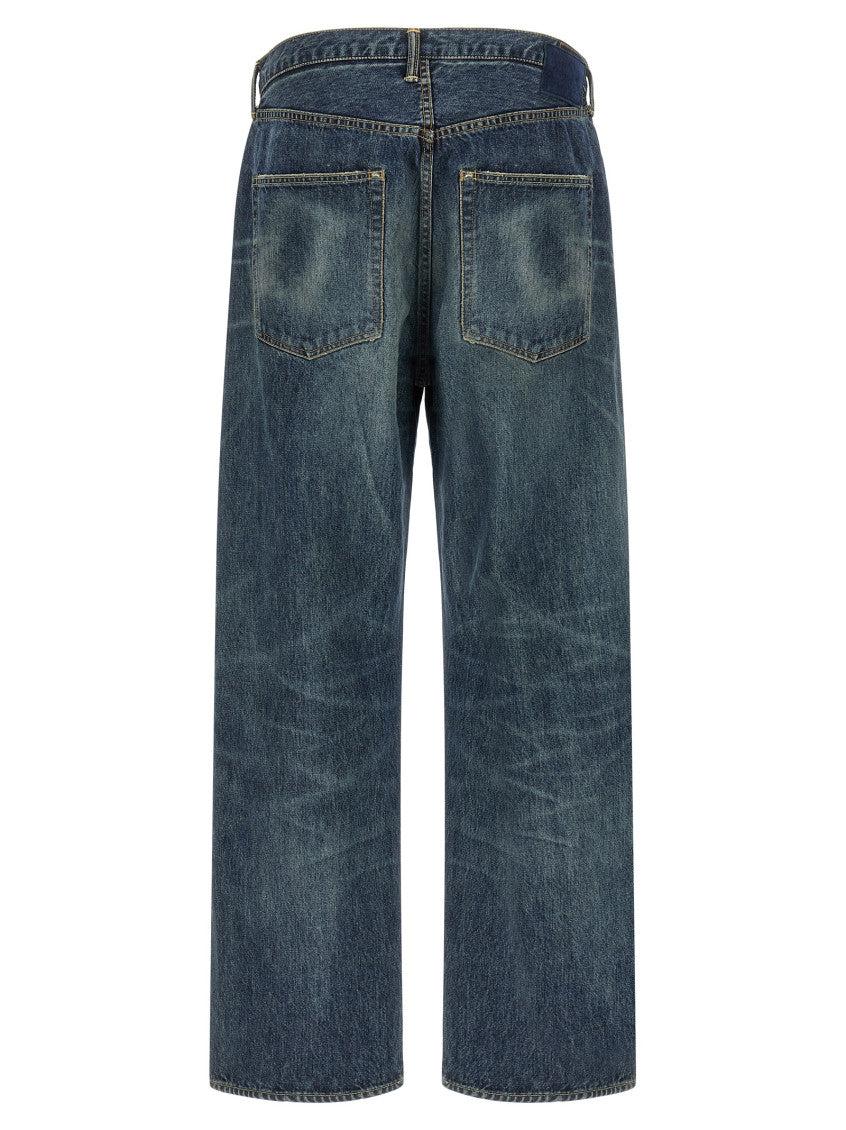 Blue Relaxed High Rise Jeans 2