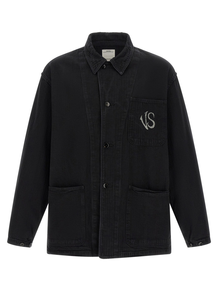 Black Shirt Collar Jacket 1