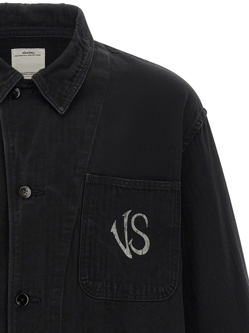 Black Shirt Collar Jacket 3