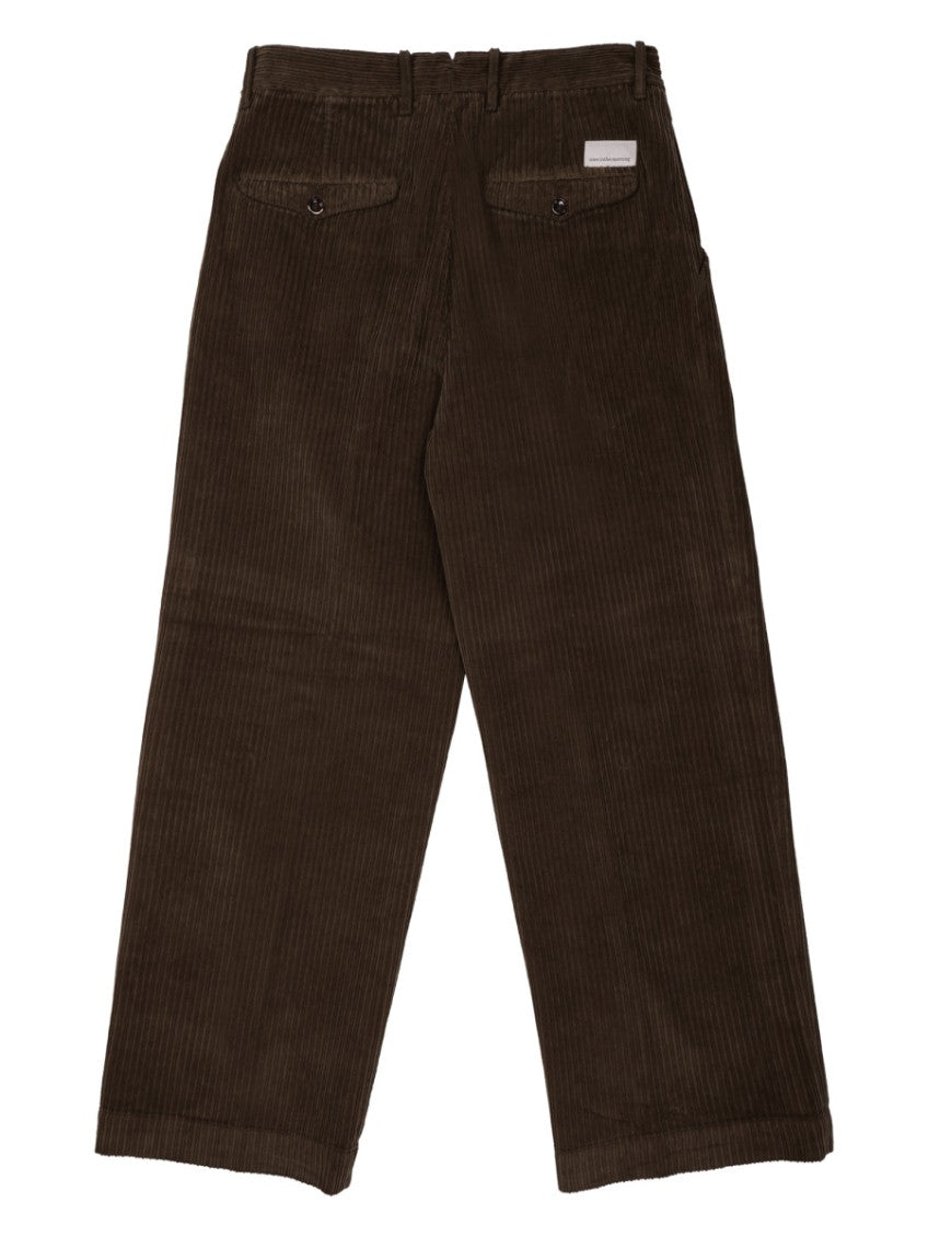 Dark Brown Corduroy Trousers 2