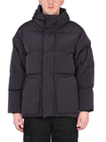 Black Quilted Hood Jacket 1