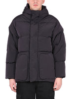 Black Quilted Hood Jacket 1