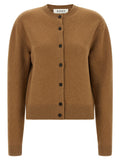 Brown Knitted Crew Neck Sweater 1