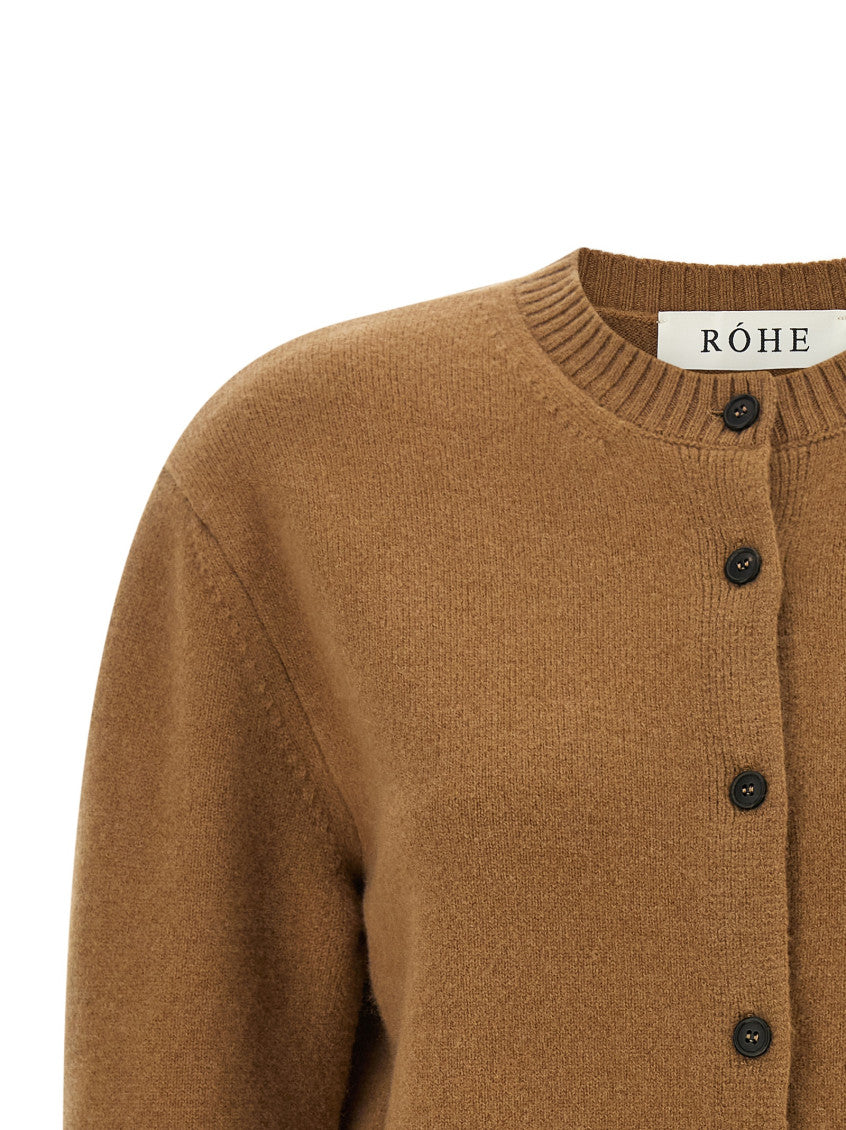 Brown Knitted Crew Neck Sweater 3