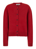 Red Knitted Crew Neck Sweater 1