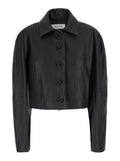 Black Shirt Collar Jacket 1