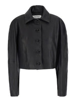 Black Shirt Collar Jacket 1