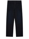 Dark Blue Straight Jeans 1