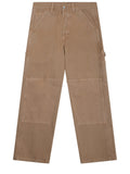 Beige Relaxed Cargo Jeans 1