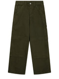 Olive Relaxed Cargo Jeans 1
