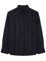 Blue Regular Plaid Shirt 1
