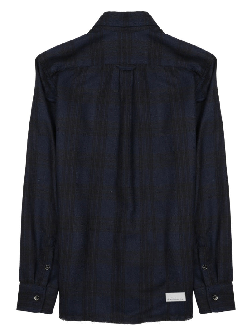 Blue Regular Plaid Shirt 2